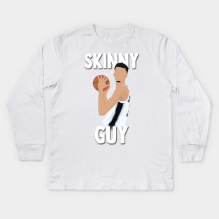 Victor Wembanyama Wemby - San Antonio Skinny Guy Kids Long Sleeve T-Shirt